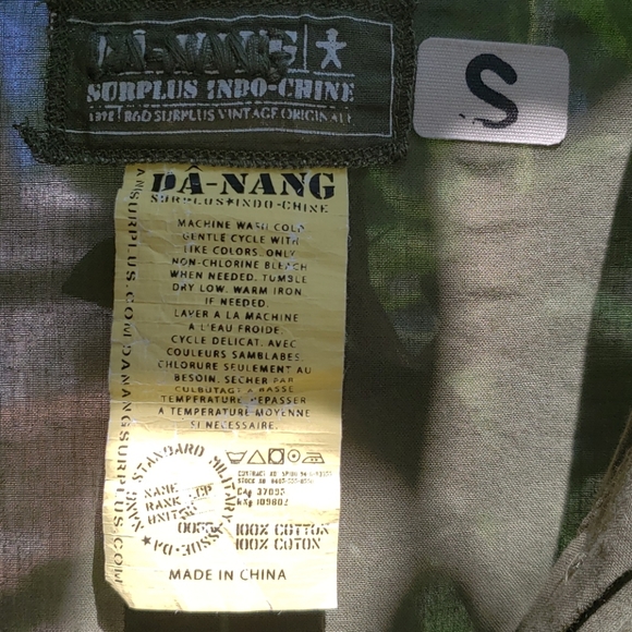 Da-Nang S Button Khaki Shirt - Picture 2 of 6